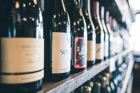 botellas de vino